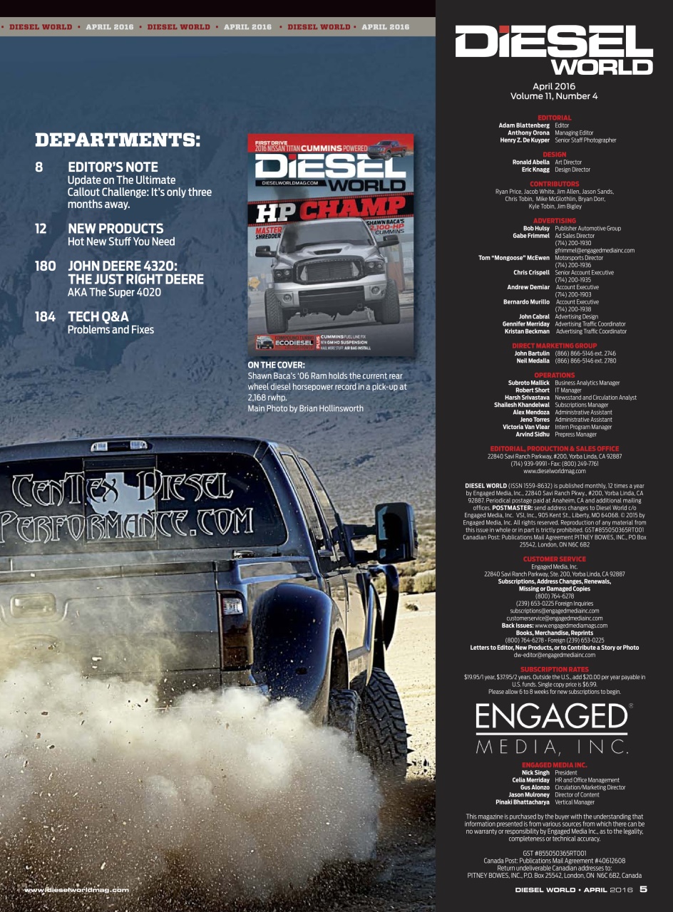 Diesel World Preview Pages