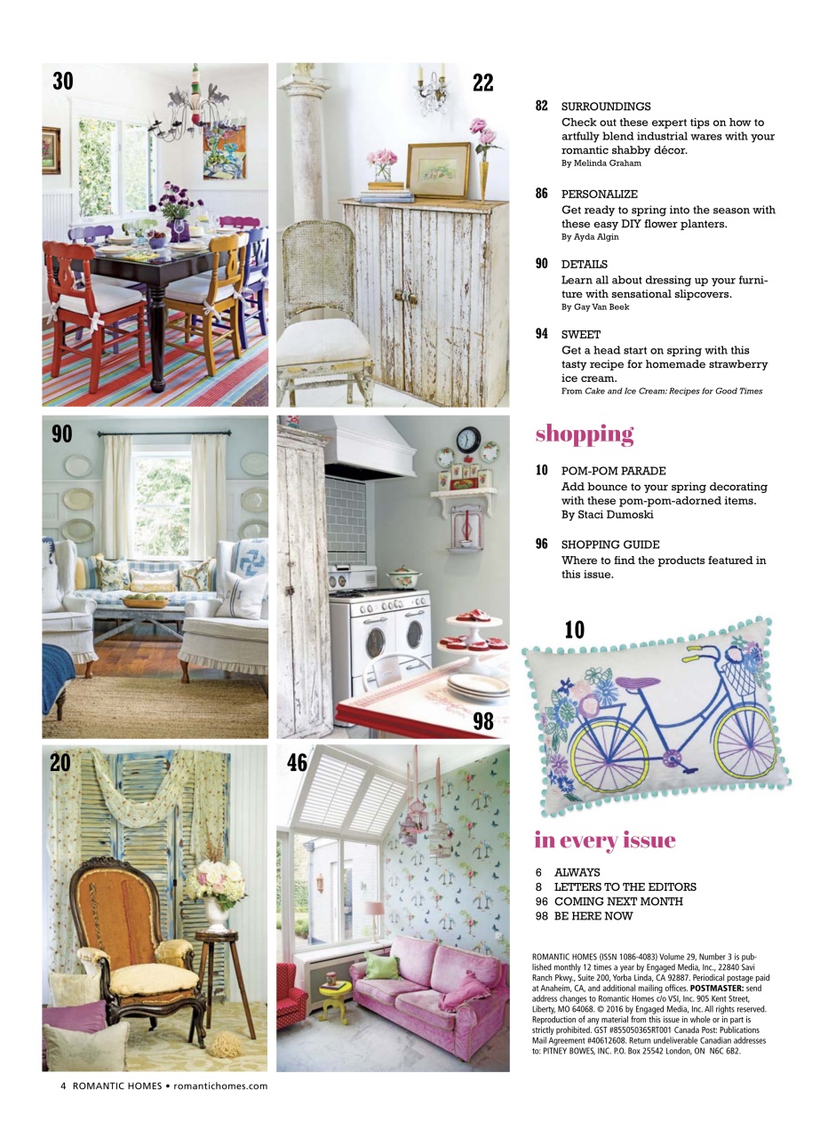 Romantic Homes Preview Pages