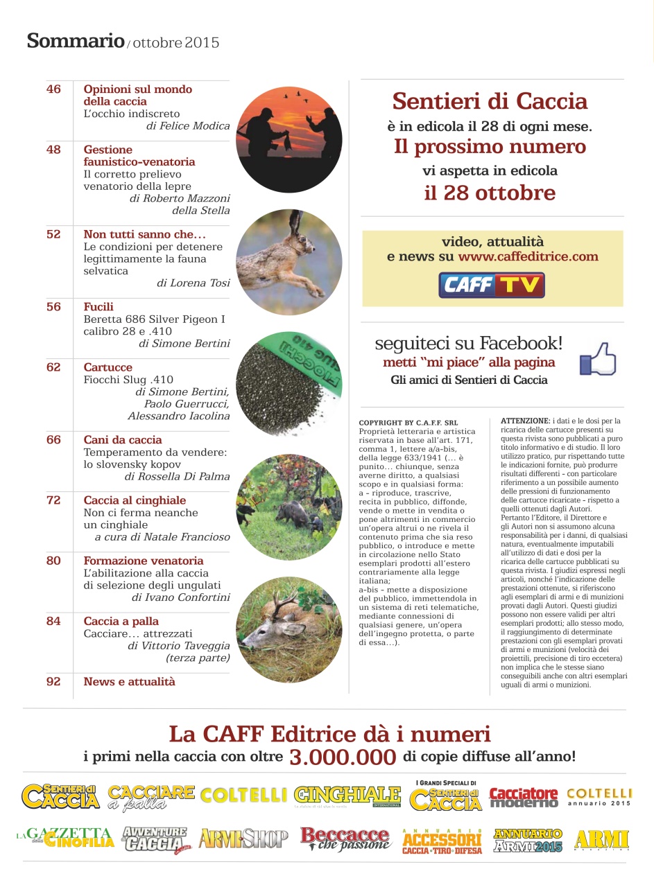 SENTIERI DI CACCIA Preview Pages
