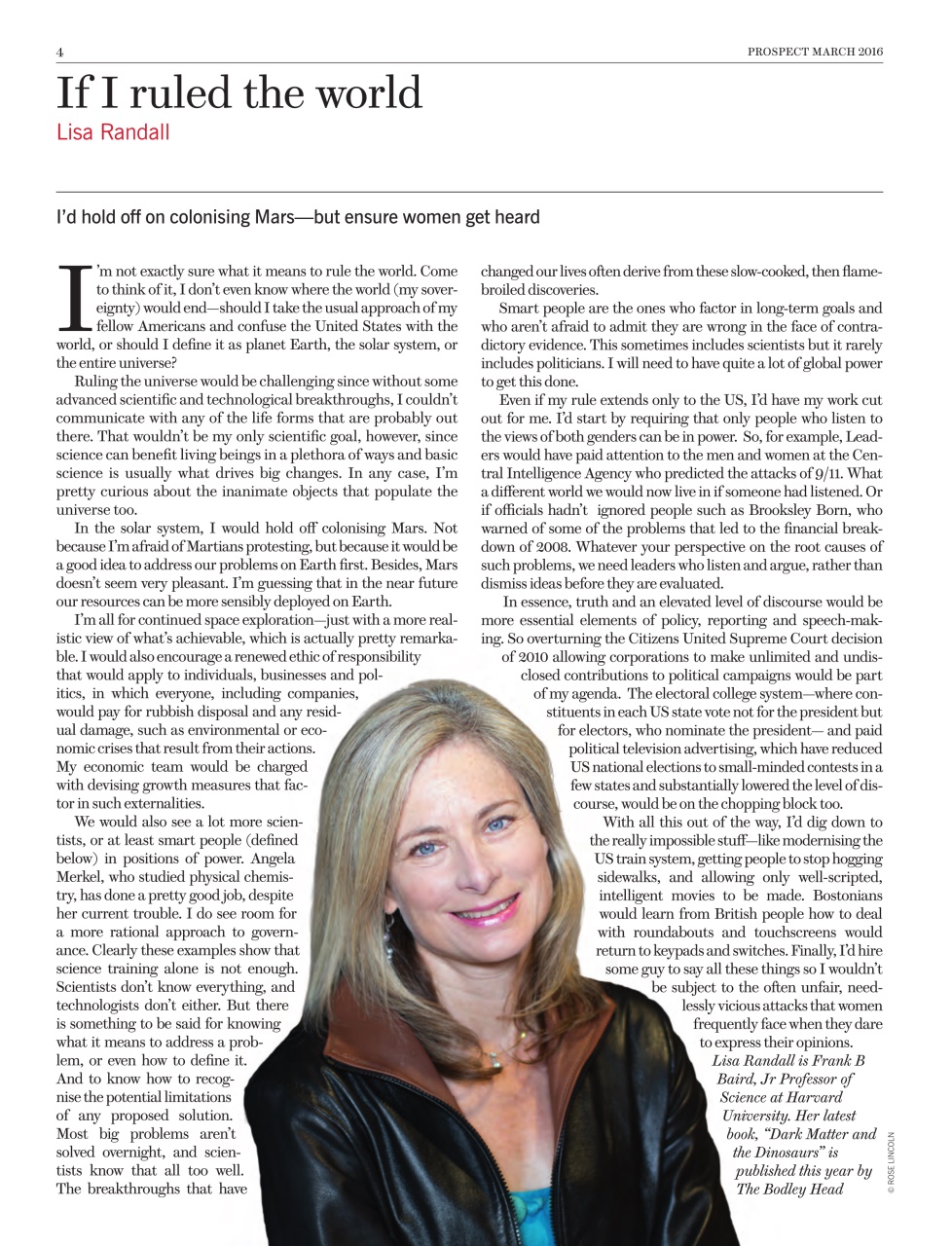 Prospect Magazine Preview Pages