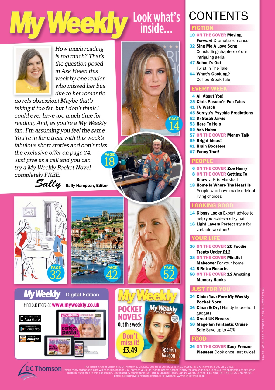 My Weekly Preview Pages