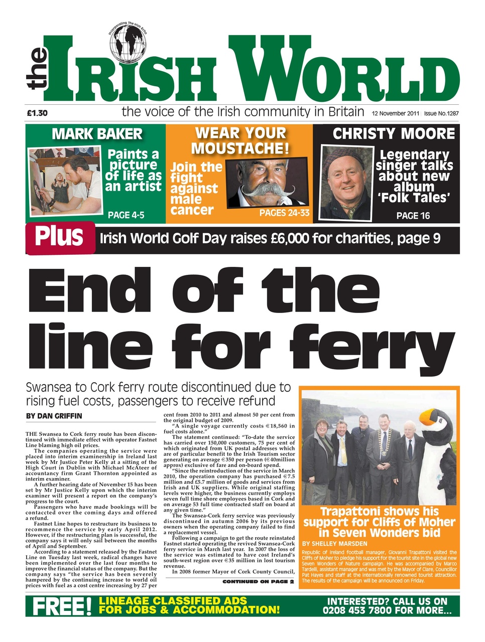 Irish World Preview Pages