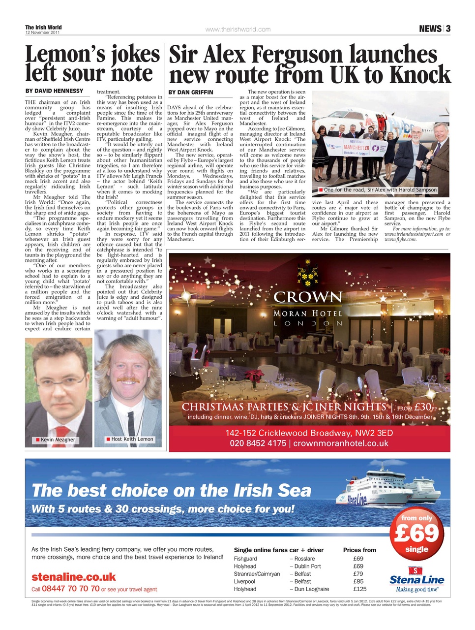 Irish World Preview Pages