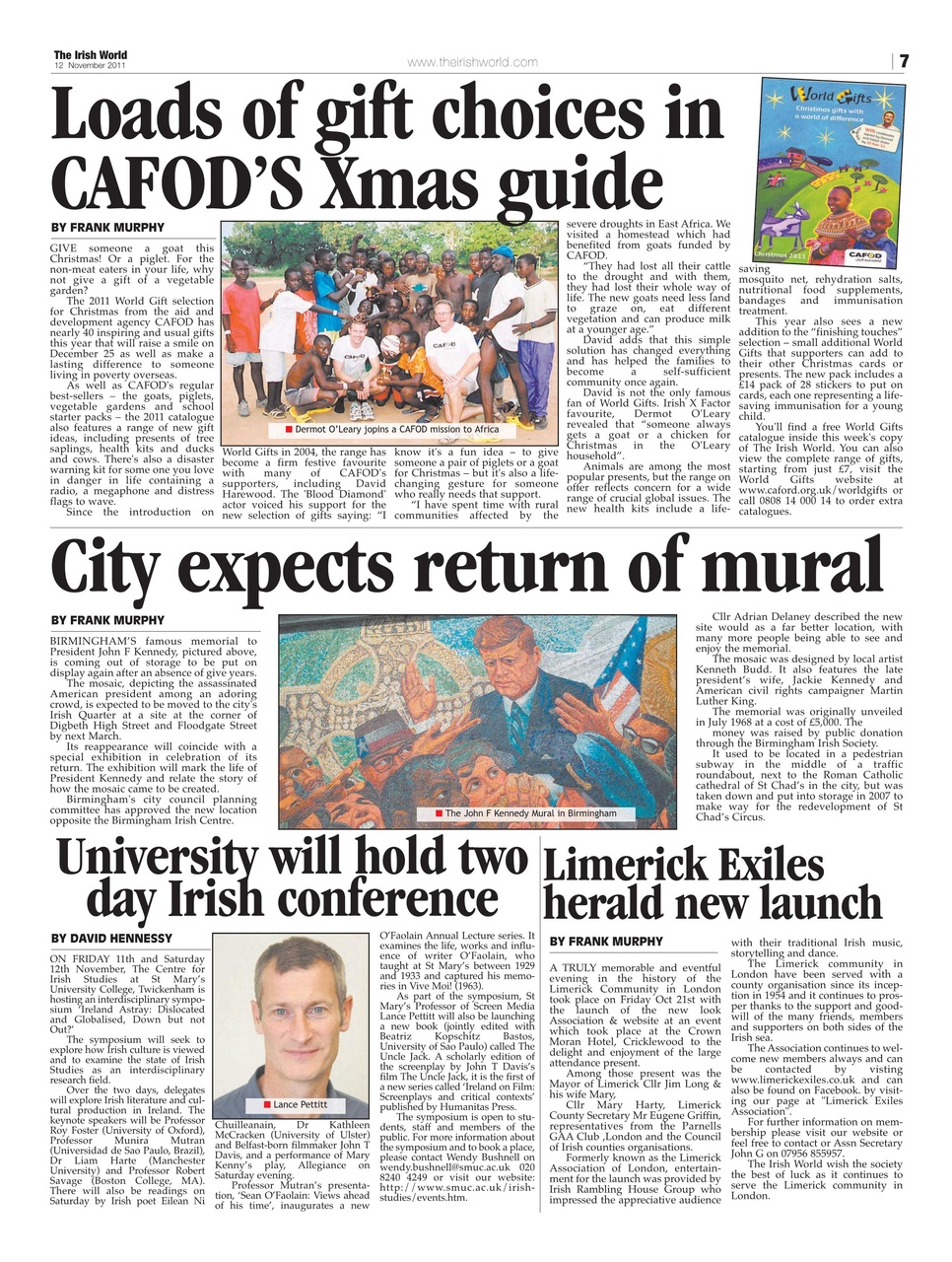 Irish World Preview Pages