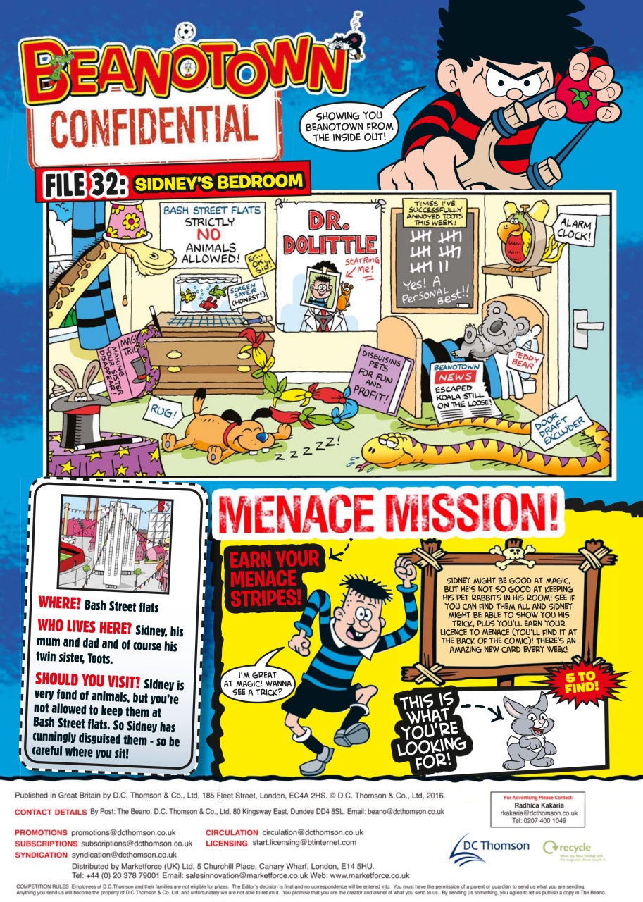 Beano Preview Pages