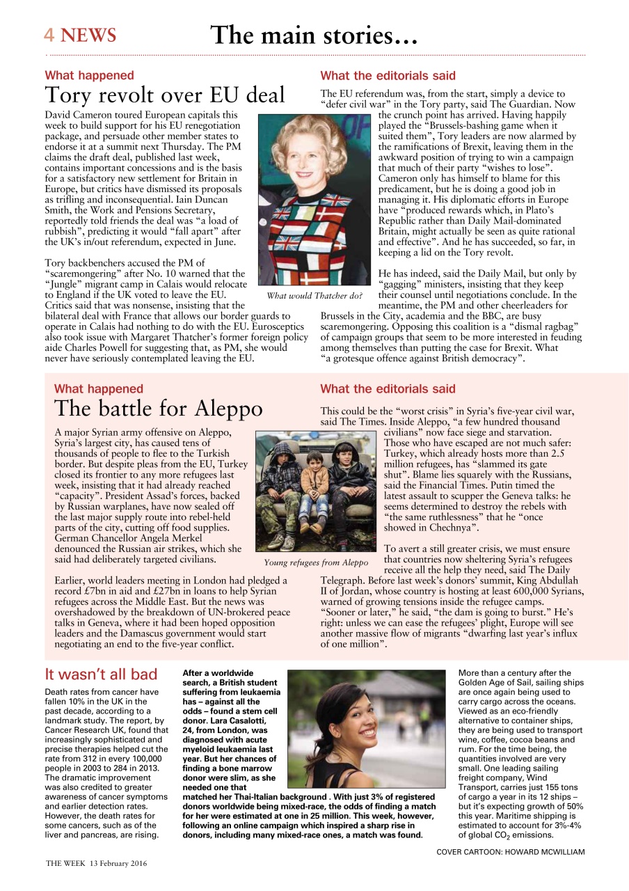 The Week Preview Pages
