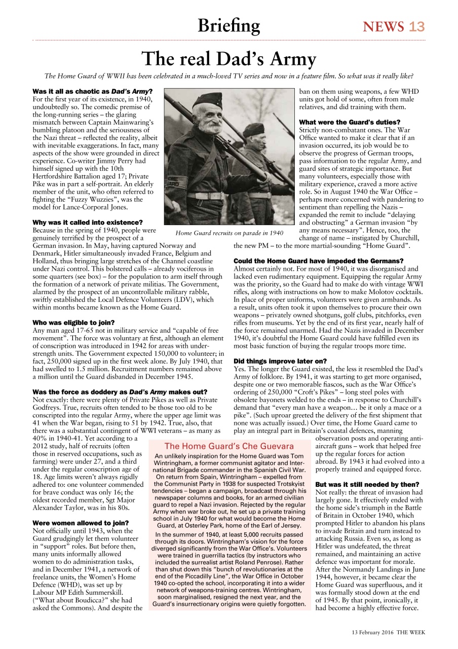 The Week Preview Pages