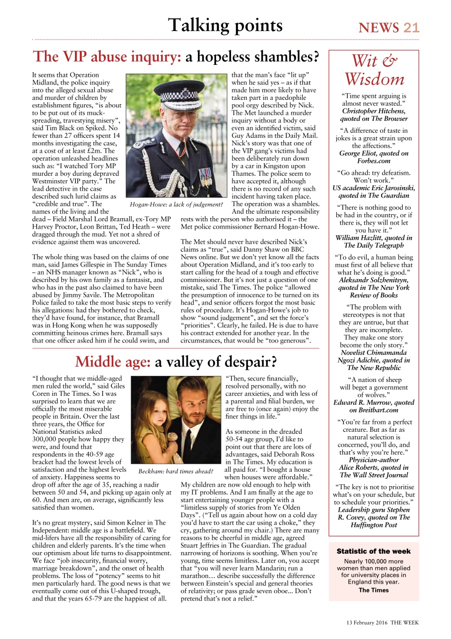 The Week Preview Pages