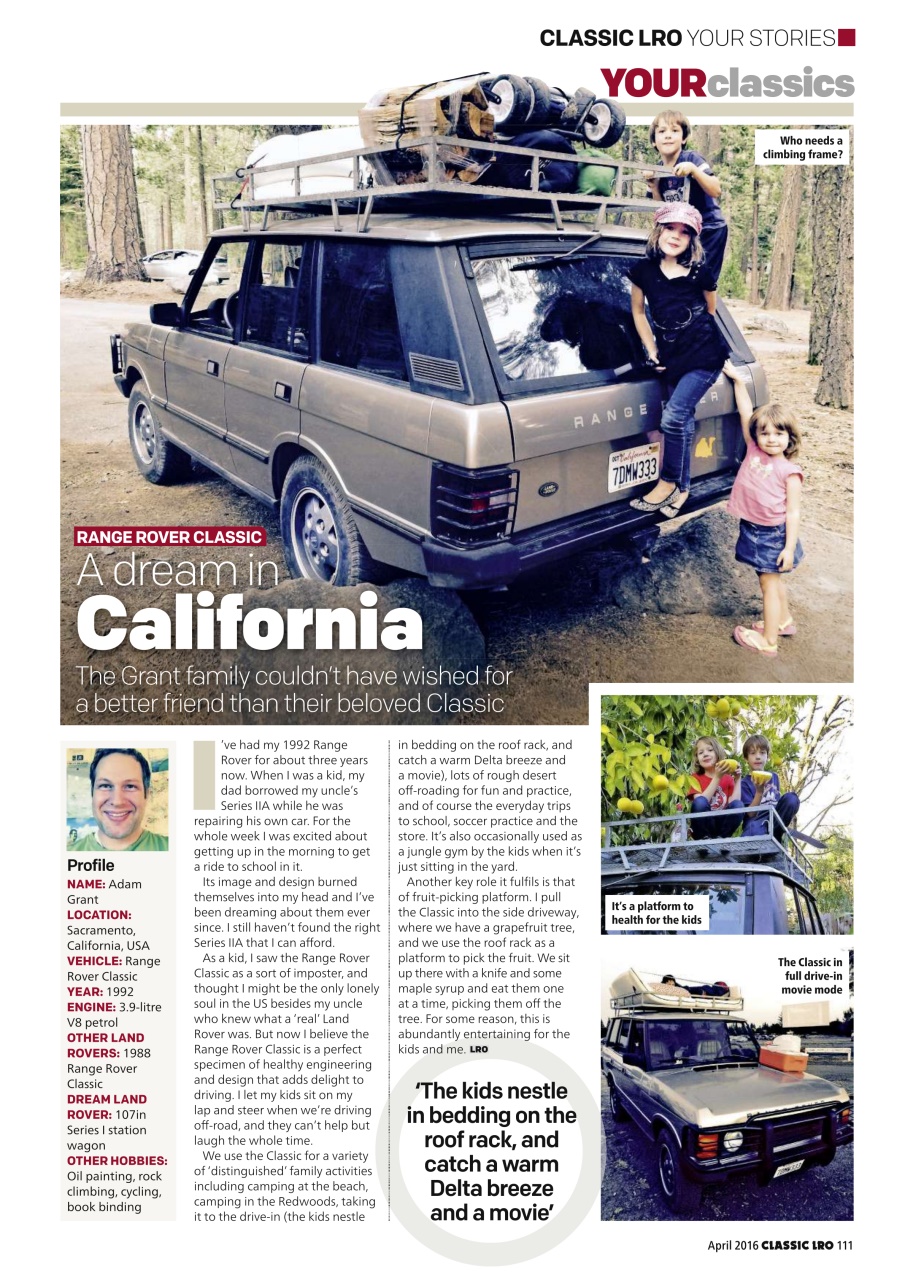 Land Rover Owner Preview Pages