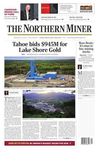 The Northern Miner issue Vol. 102 No. 1