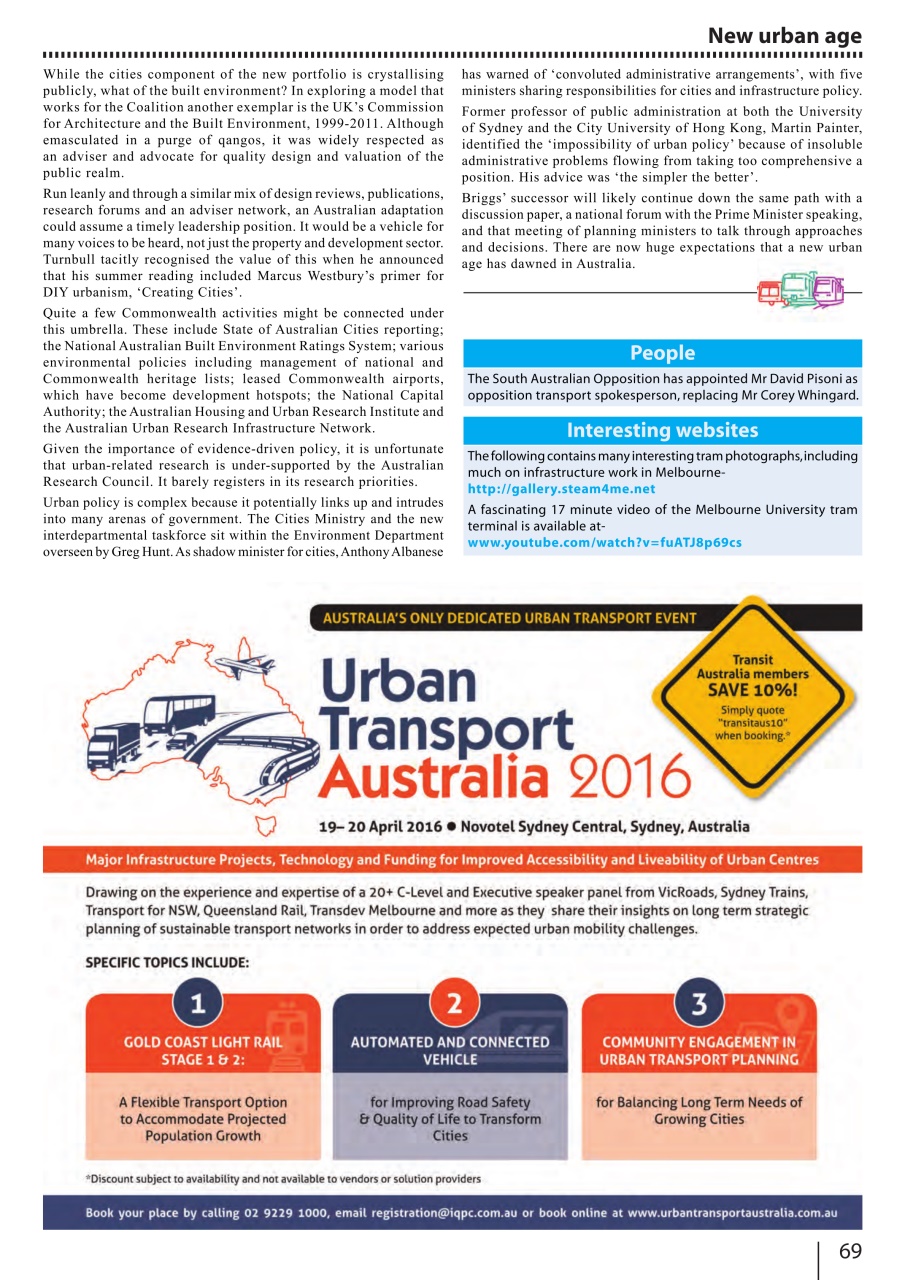 Transit Australia Preview Pages