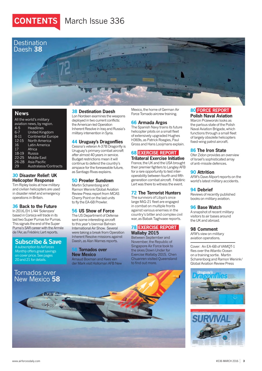 AirForces Monthly Preview Pages