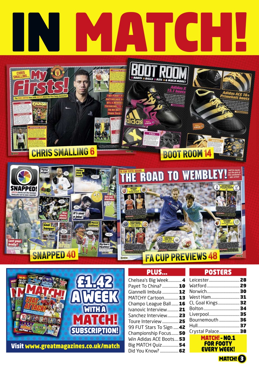 Match Preview Pages