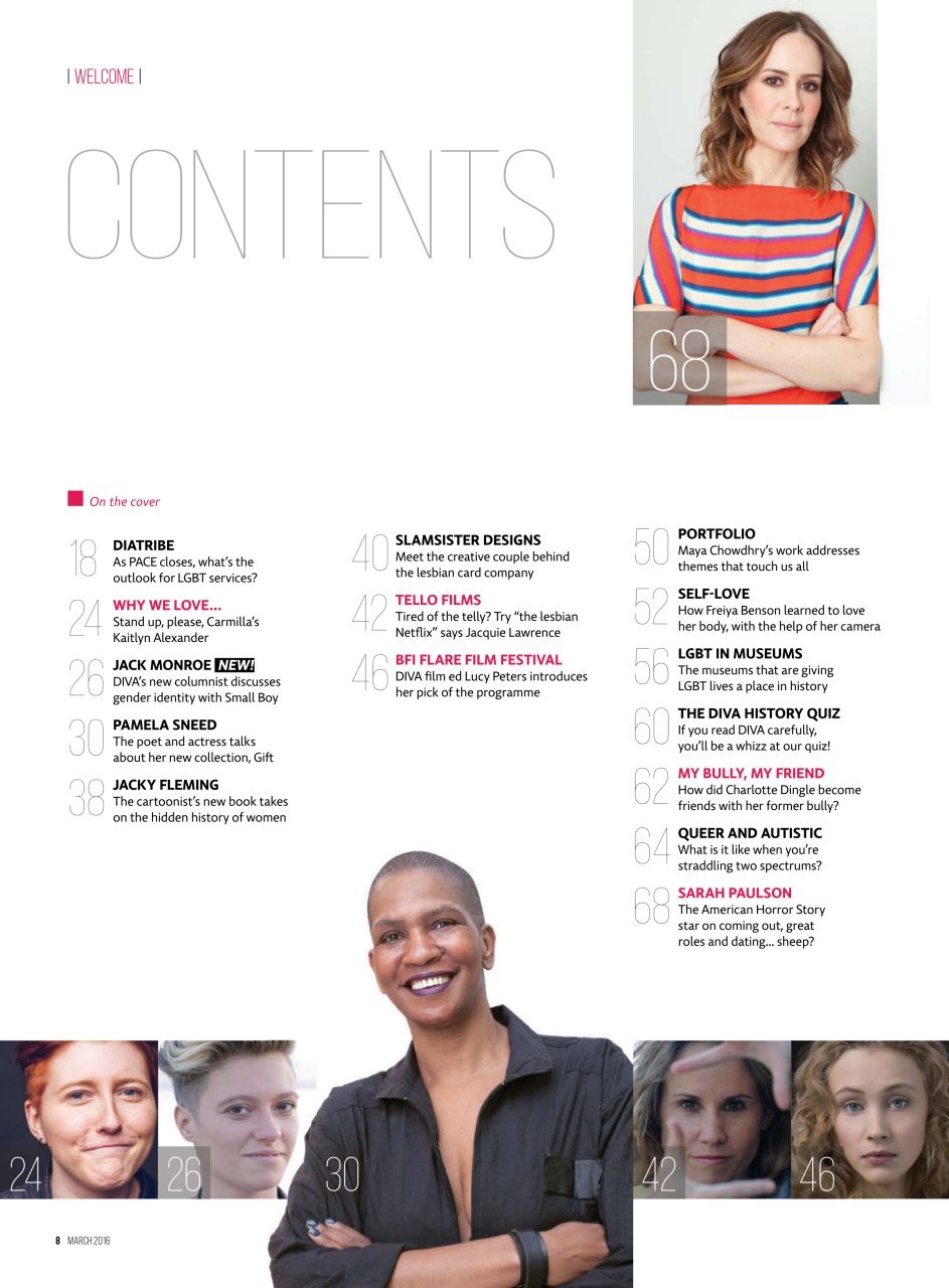 DIVA Magazine Preview Pages