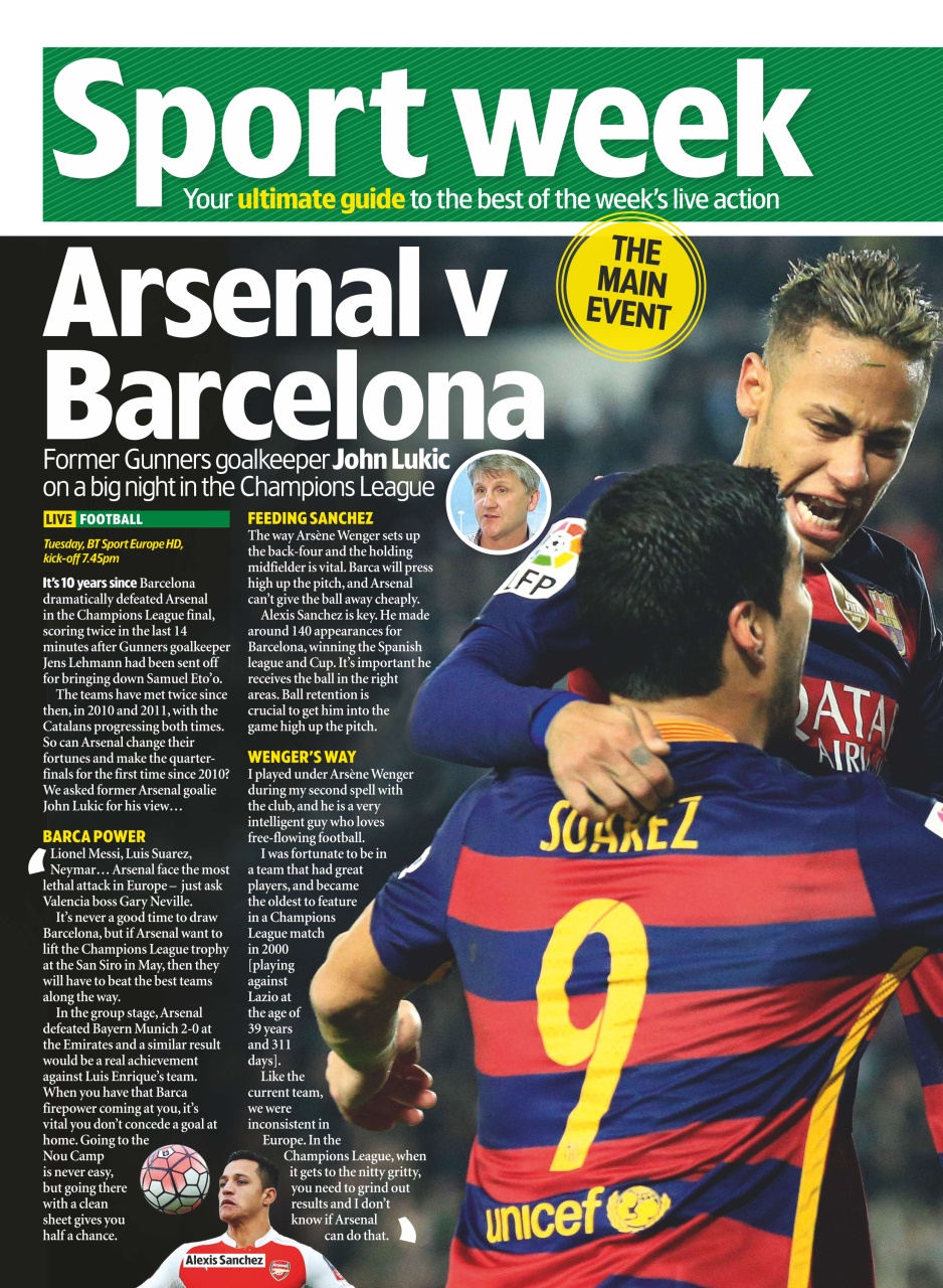 TV & Satellite Week Preview Pages