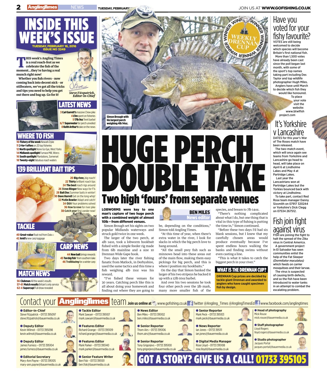 Angling Times Preview Pages