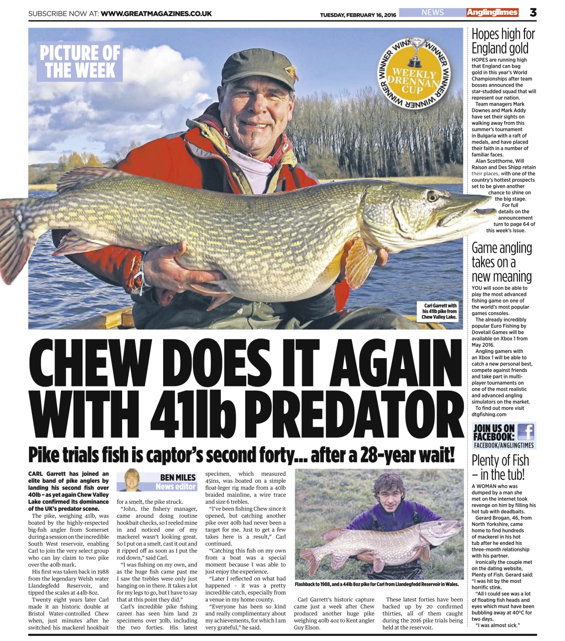 Angling Times Preview Pages