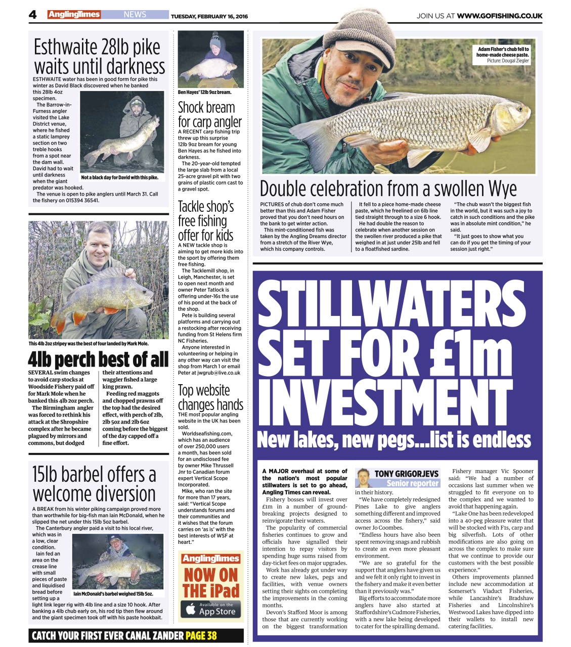 Angling Times Preview Pages