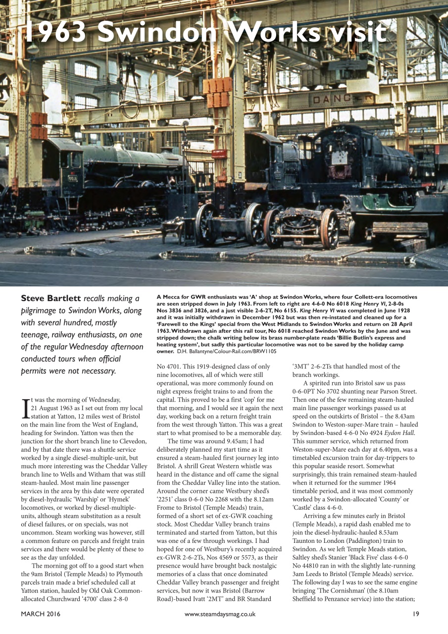 Steam Days Preview Pages