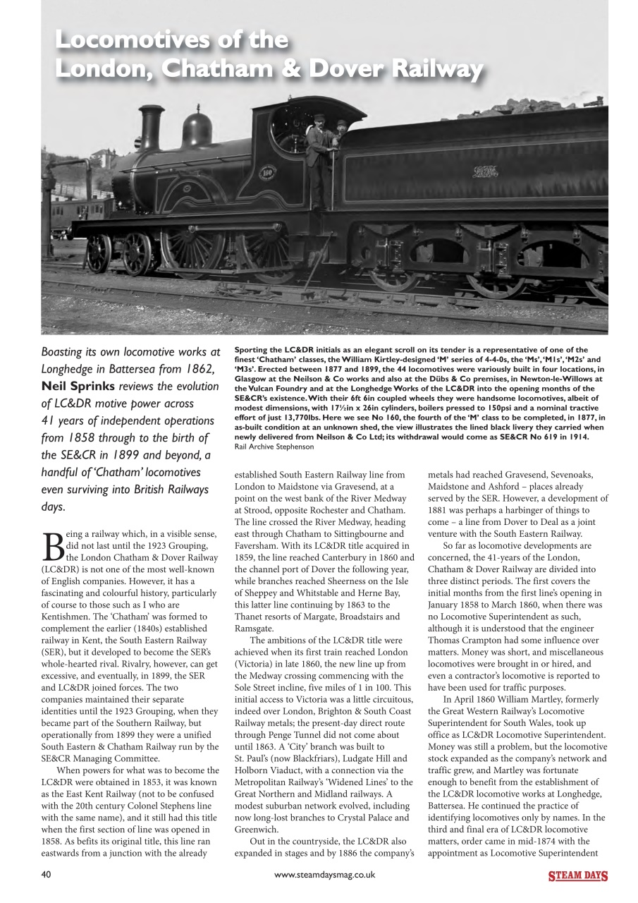 Steam Days Preview Pages