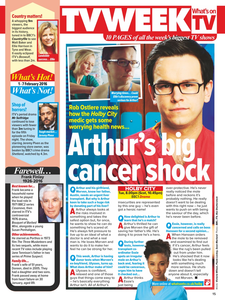 What's on TV Preview Pages