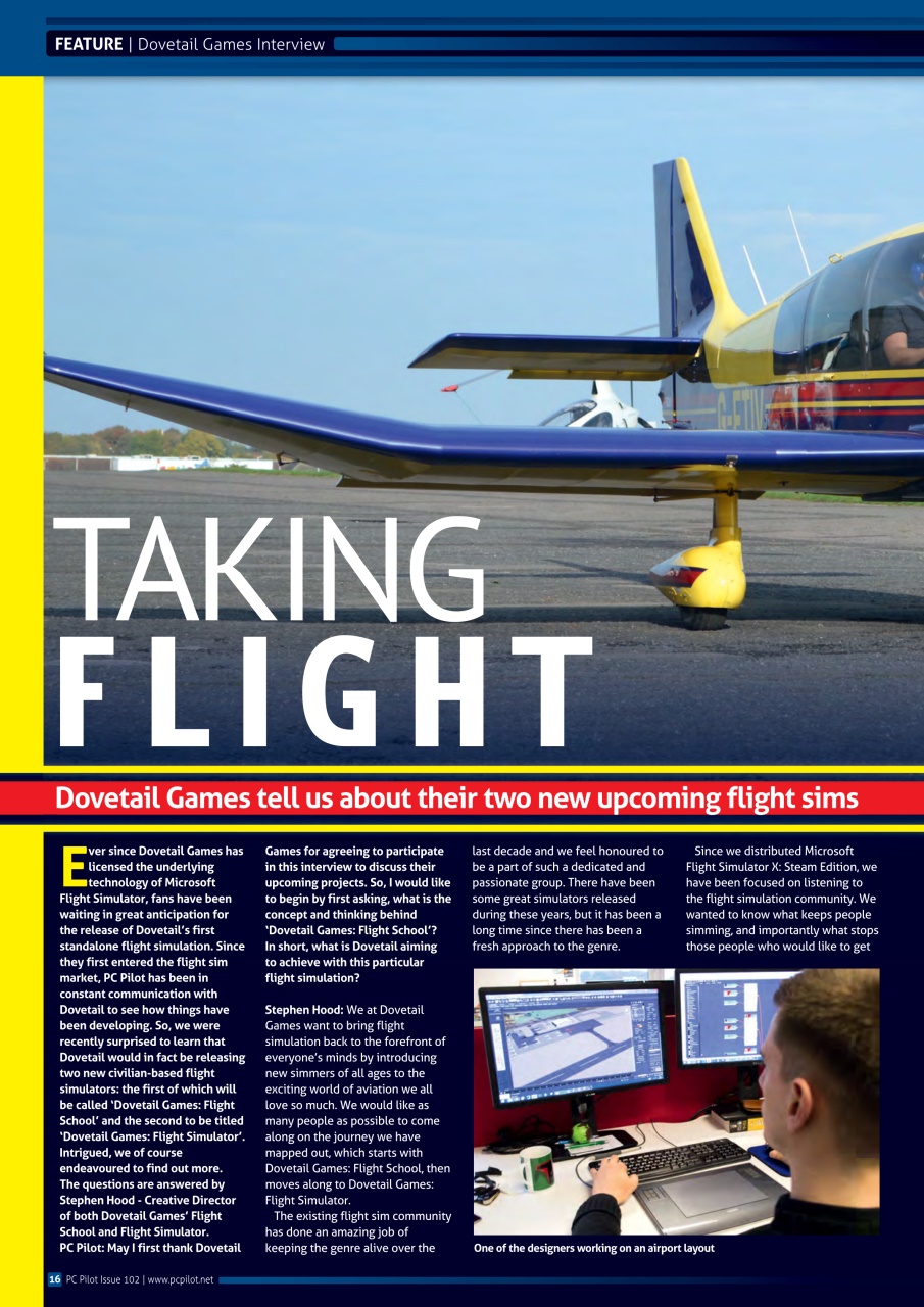 PC Pilot Preview Pages