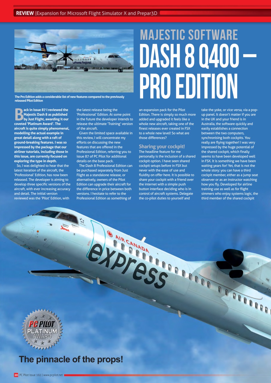 PC Pilot Preview Pages