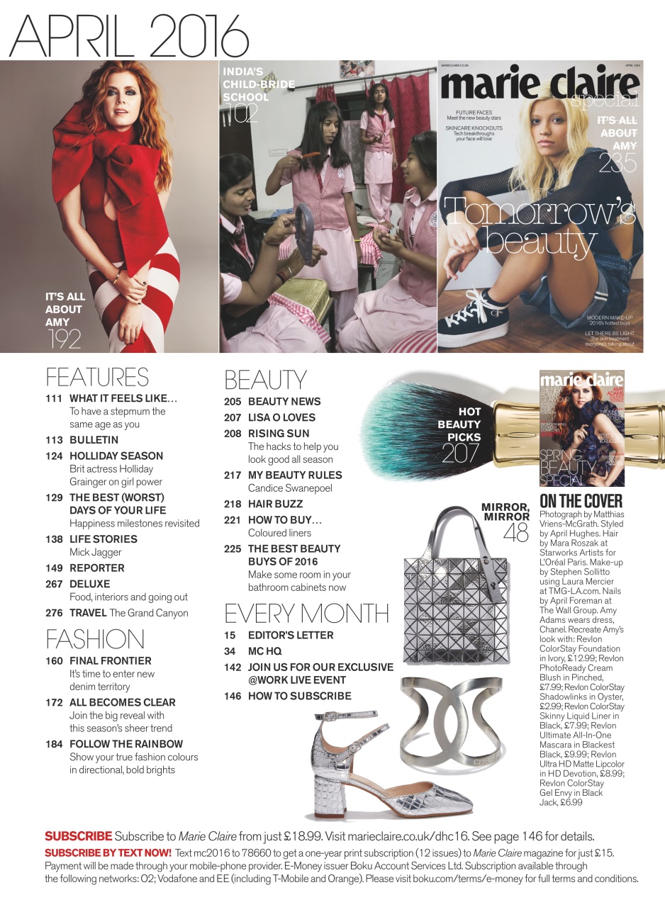 Marie Claire Preview Pages
