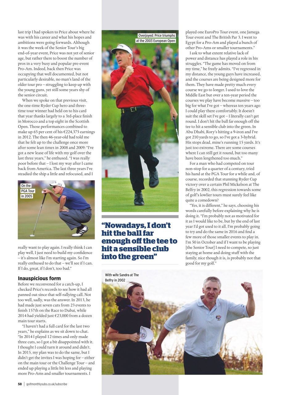 Golf Monthly Preview Pages