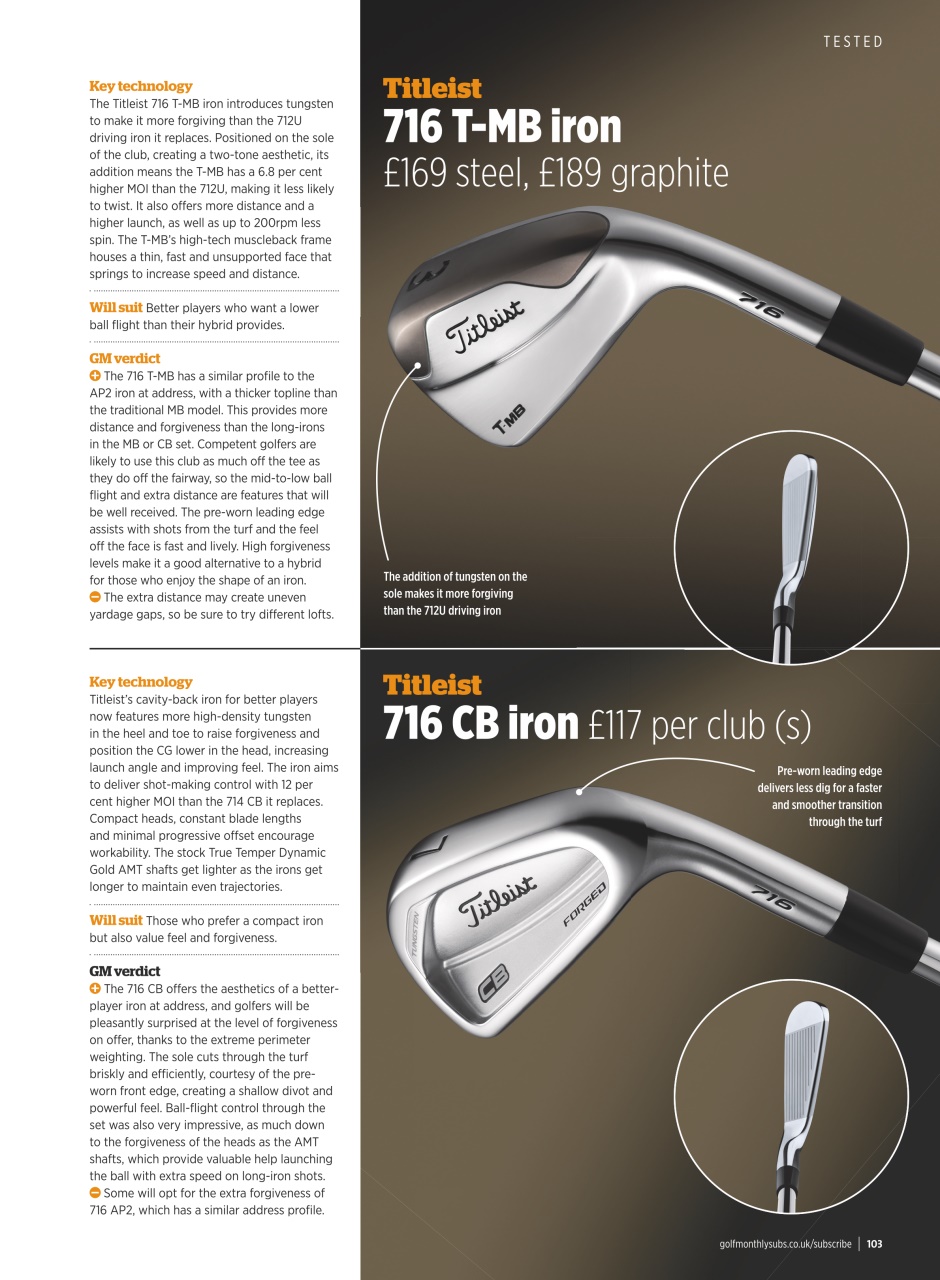 Golf Monthly Preview Pages