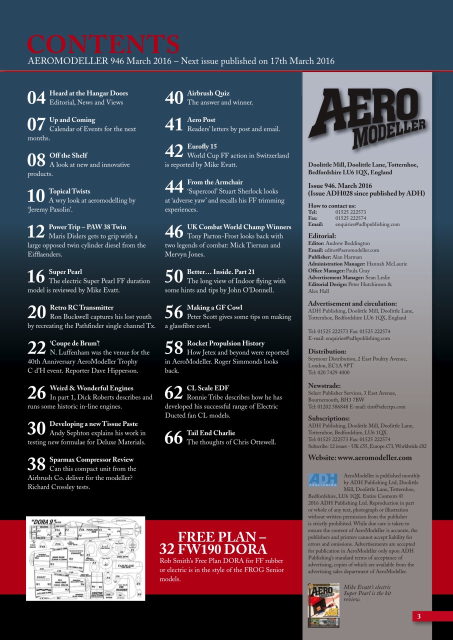 AeroModeller Preview Pages
