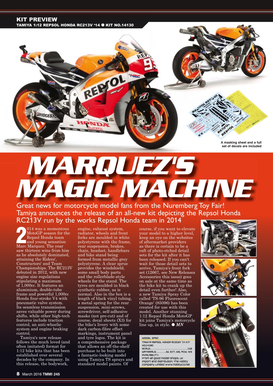 Tamiya Model Magazine Preview Pages