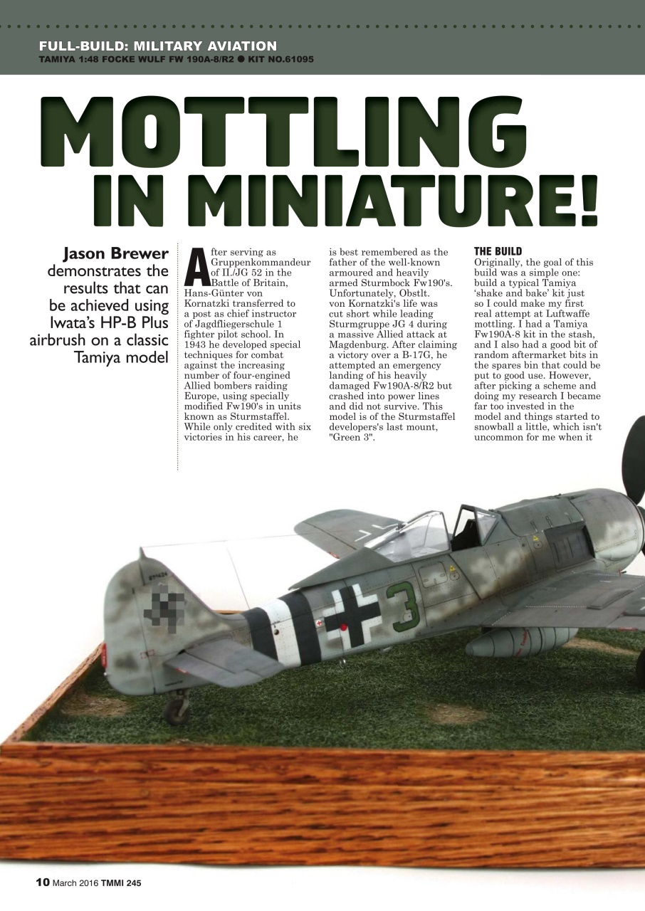 Tamiya Model Magazine Preview Pages