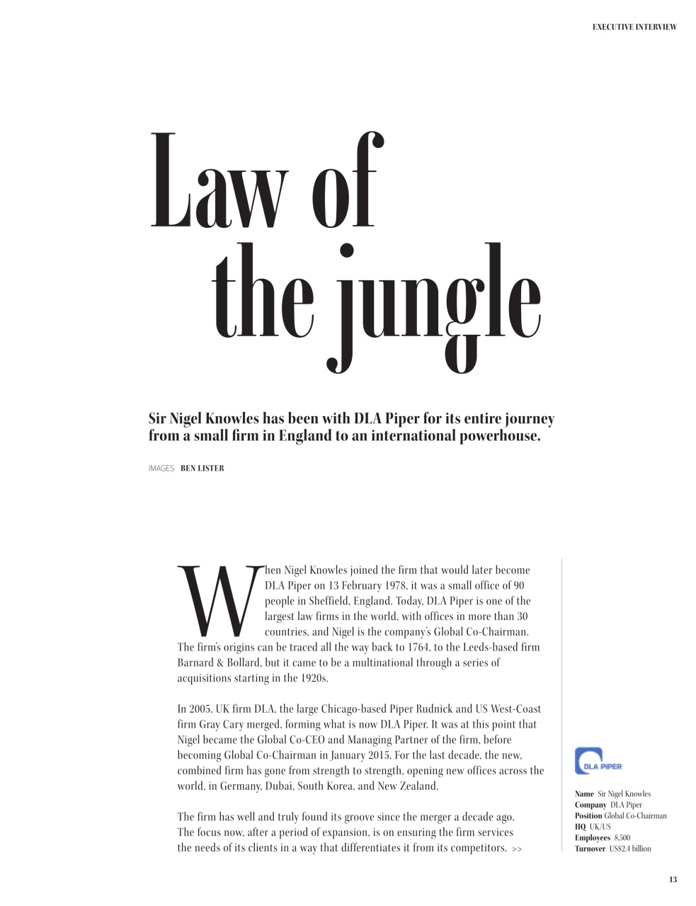 The CEO Magazine EMEA Preview Pages