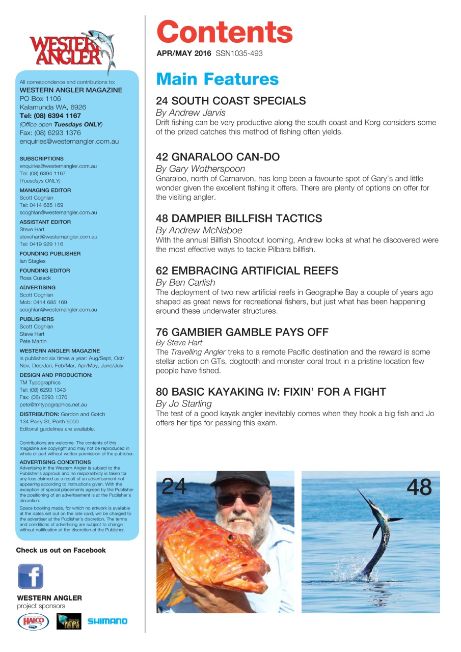 Western Angler Preview Pages