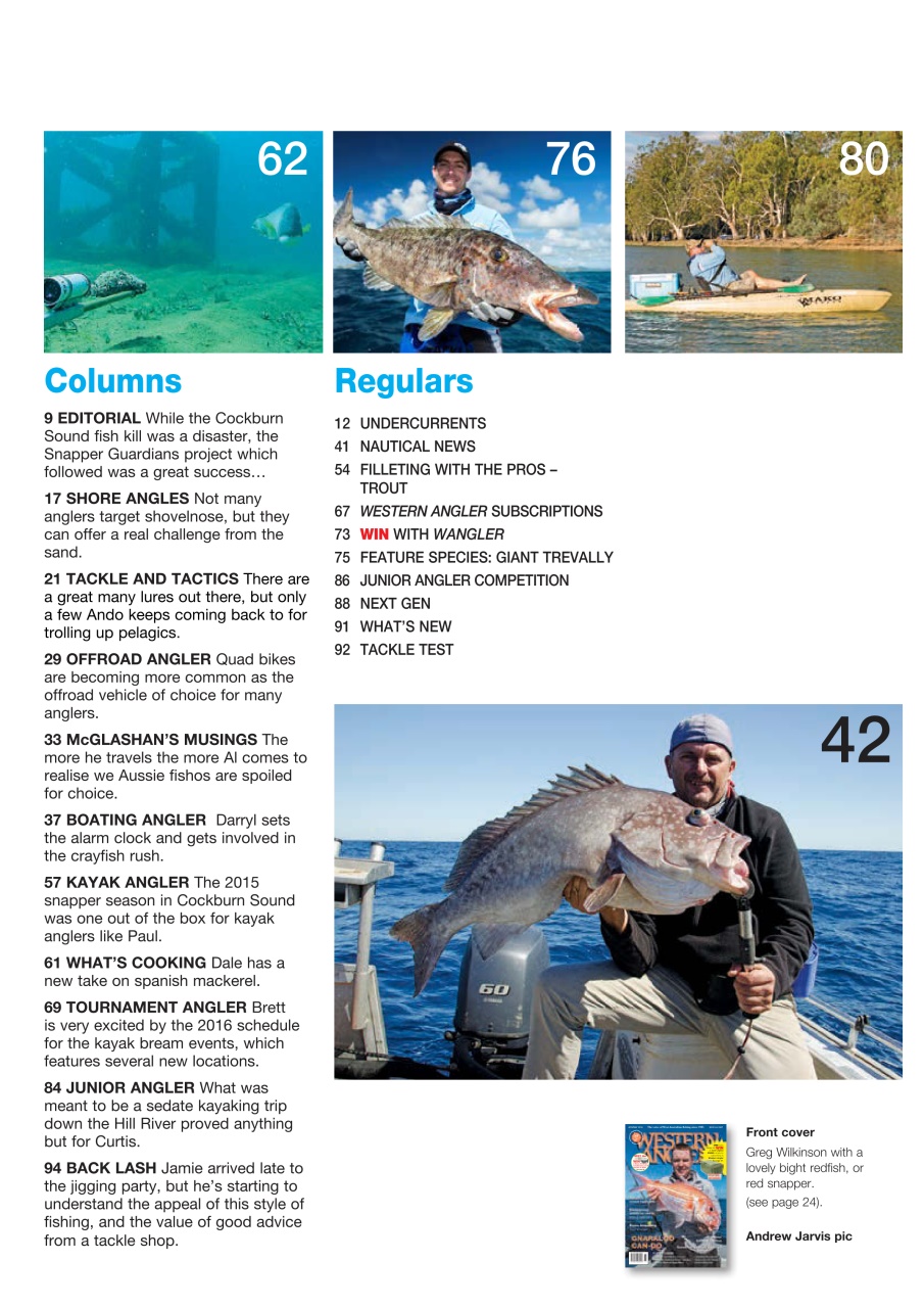 Western Angler Preview Pages
