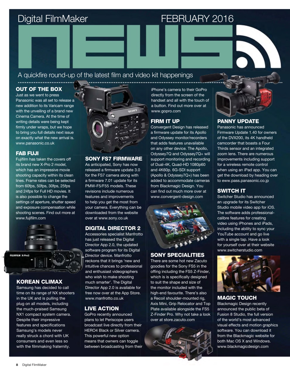 Digital FilmMaker Preview Pages