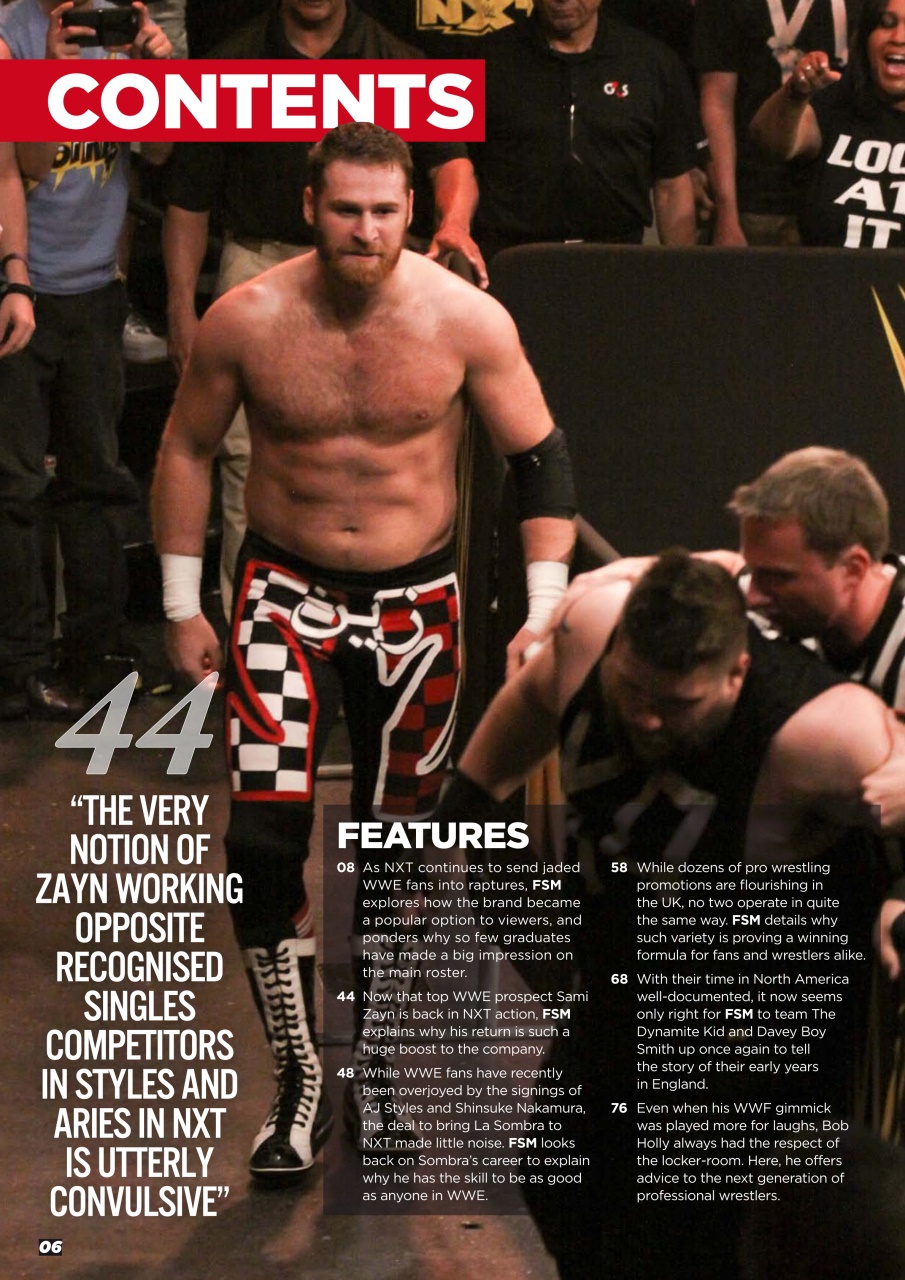 Wrestletalk Magazine Preview Pages