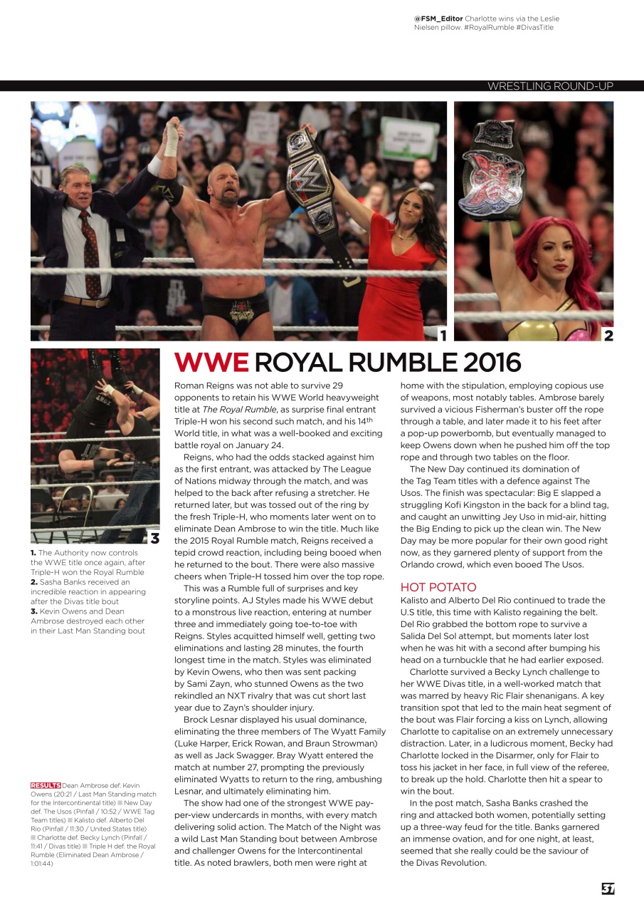 Wrestletalk Magazine Preview Pages