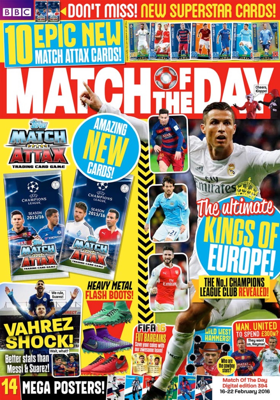 Match of the Day Preview Pages