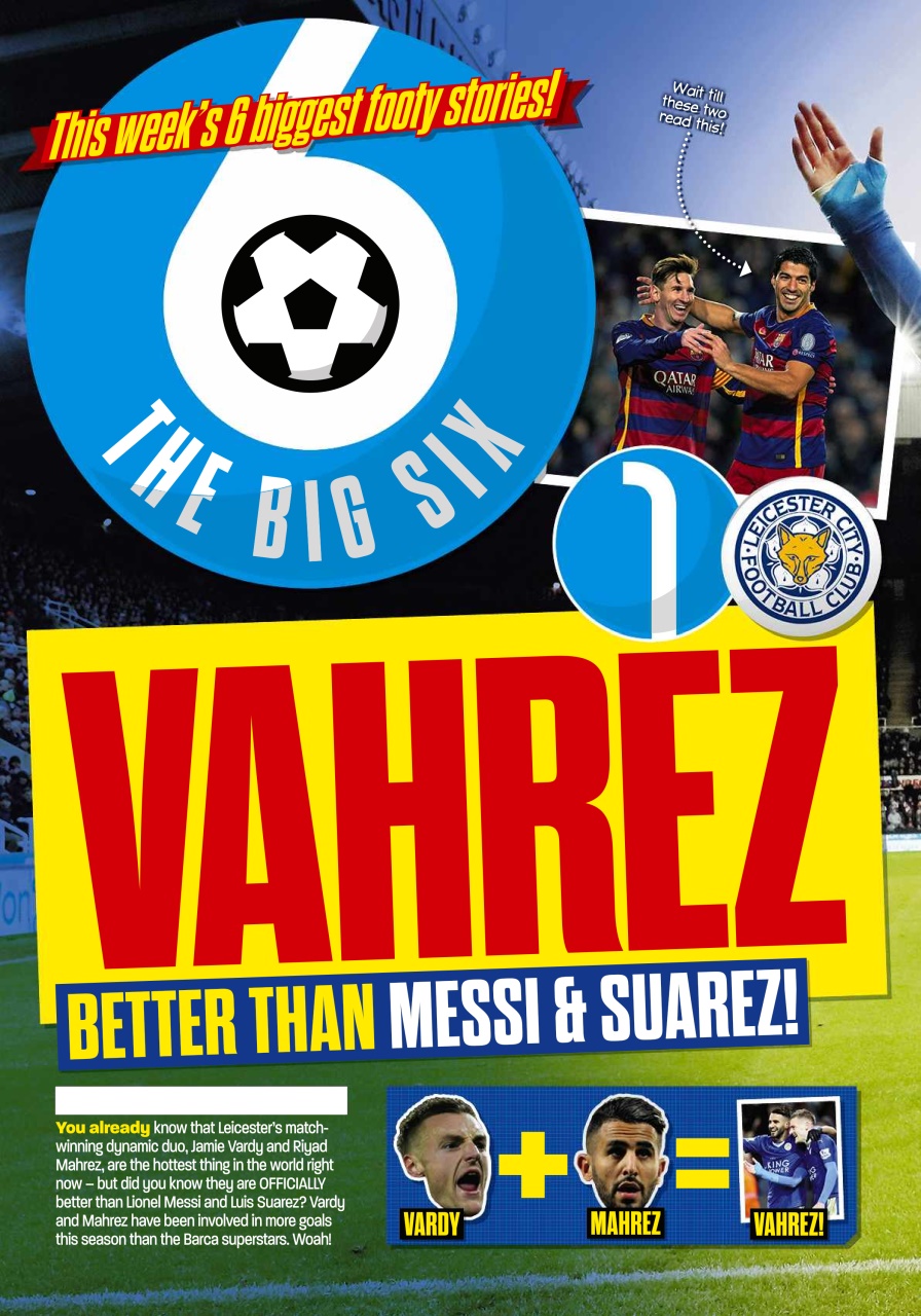 Match of the Day Preview Pages