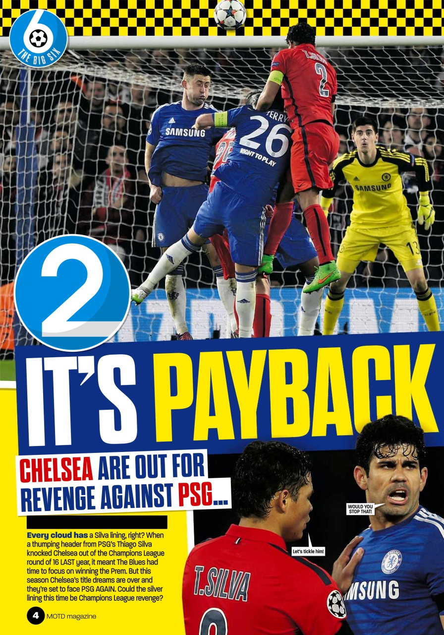 Match of the Day Preview Pages