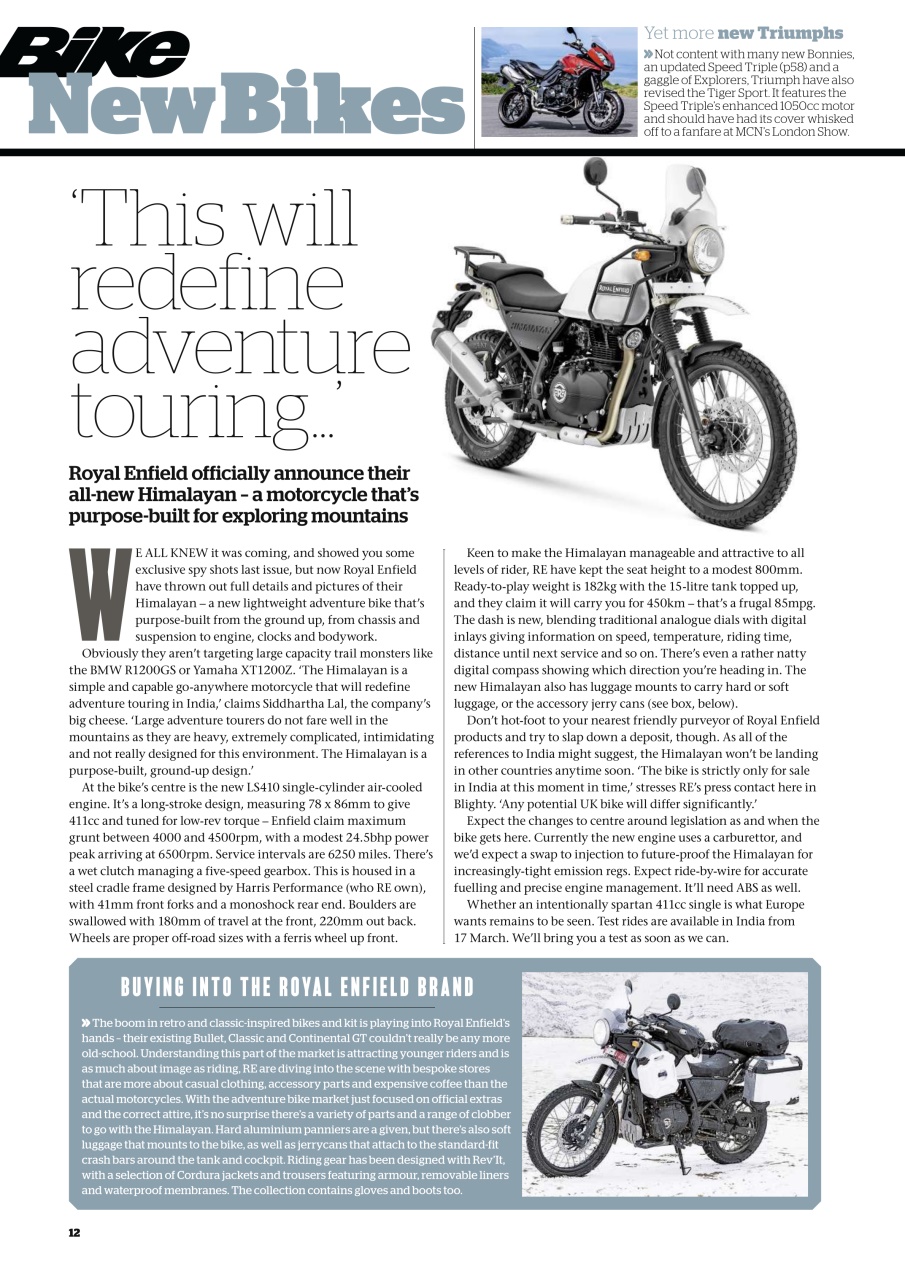 Bike Preview Pages
