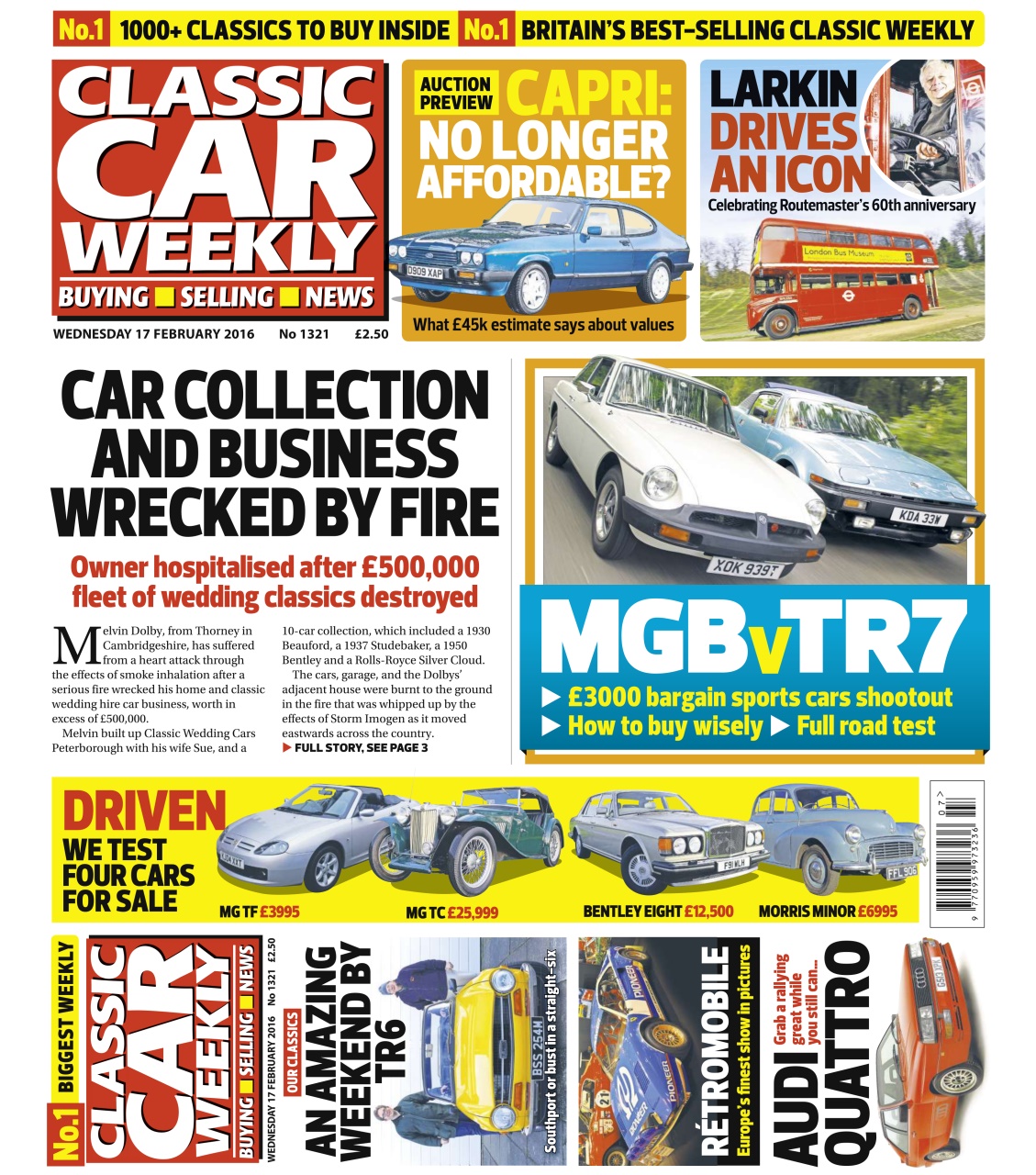 Classic Car Weekly Preview Pages