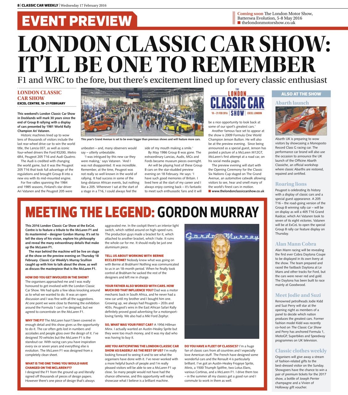 Classic Car Weekly Preview Pages