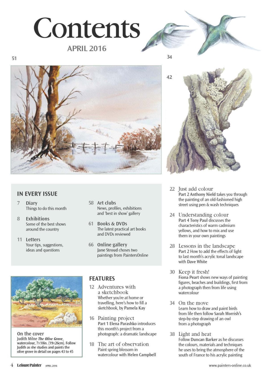 Leisure Painter & The Artist Preview Pages