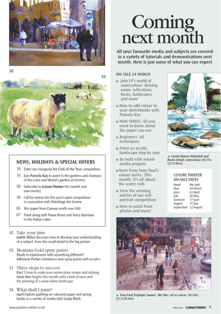 Leisure Painter & The Artist Preview Pages