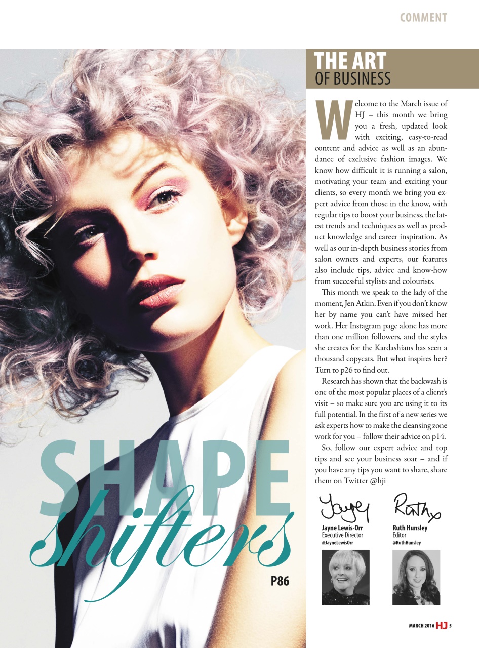 Hairdressers Journal Preview Pages