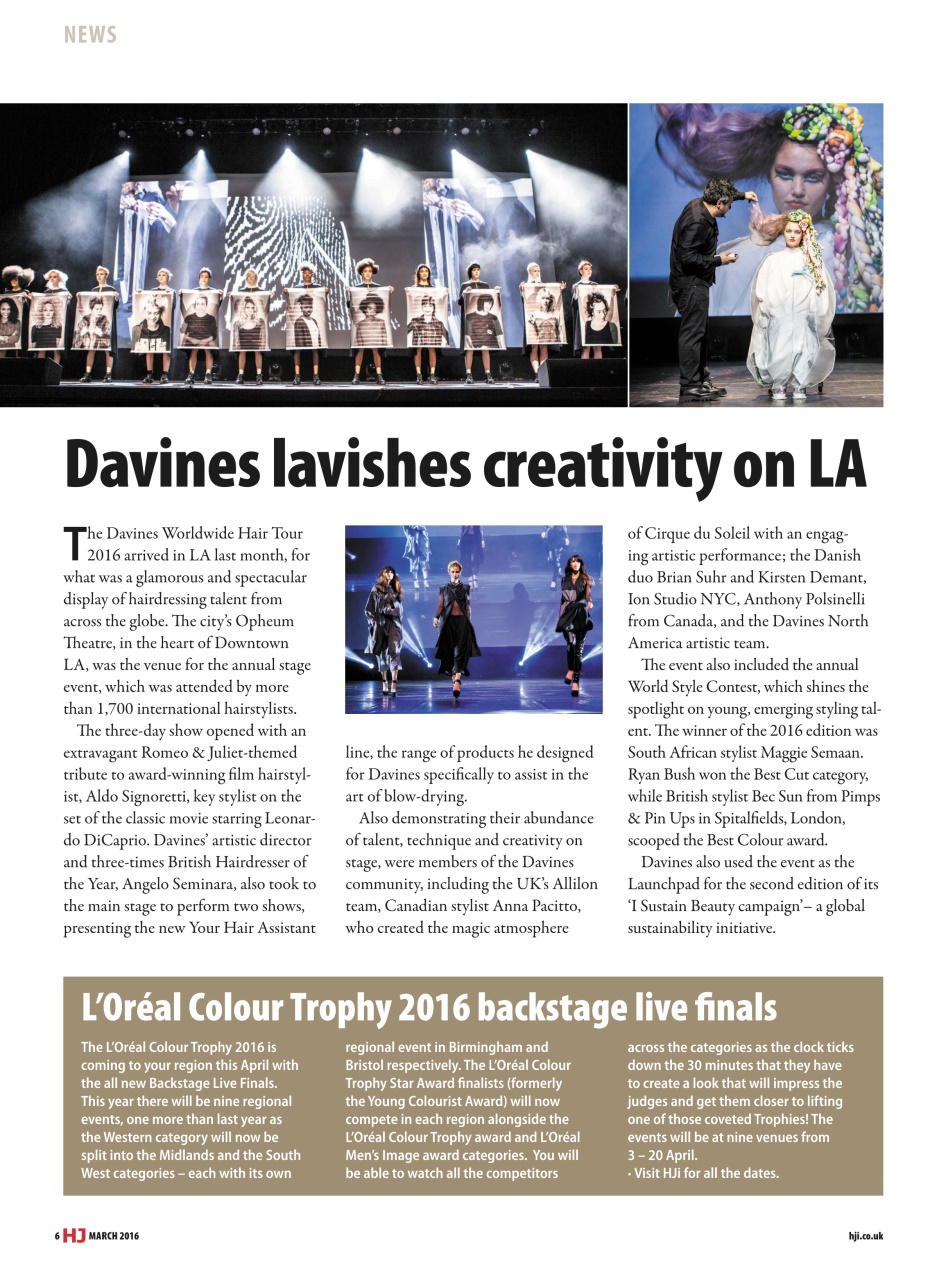 Hairdressers Journal Preview Pages