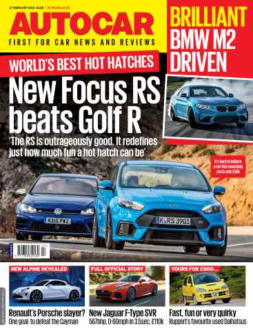 Autocar issue 17th February 2016